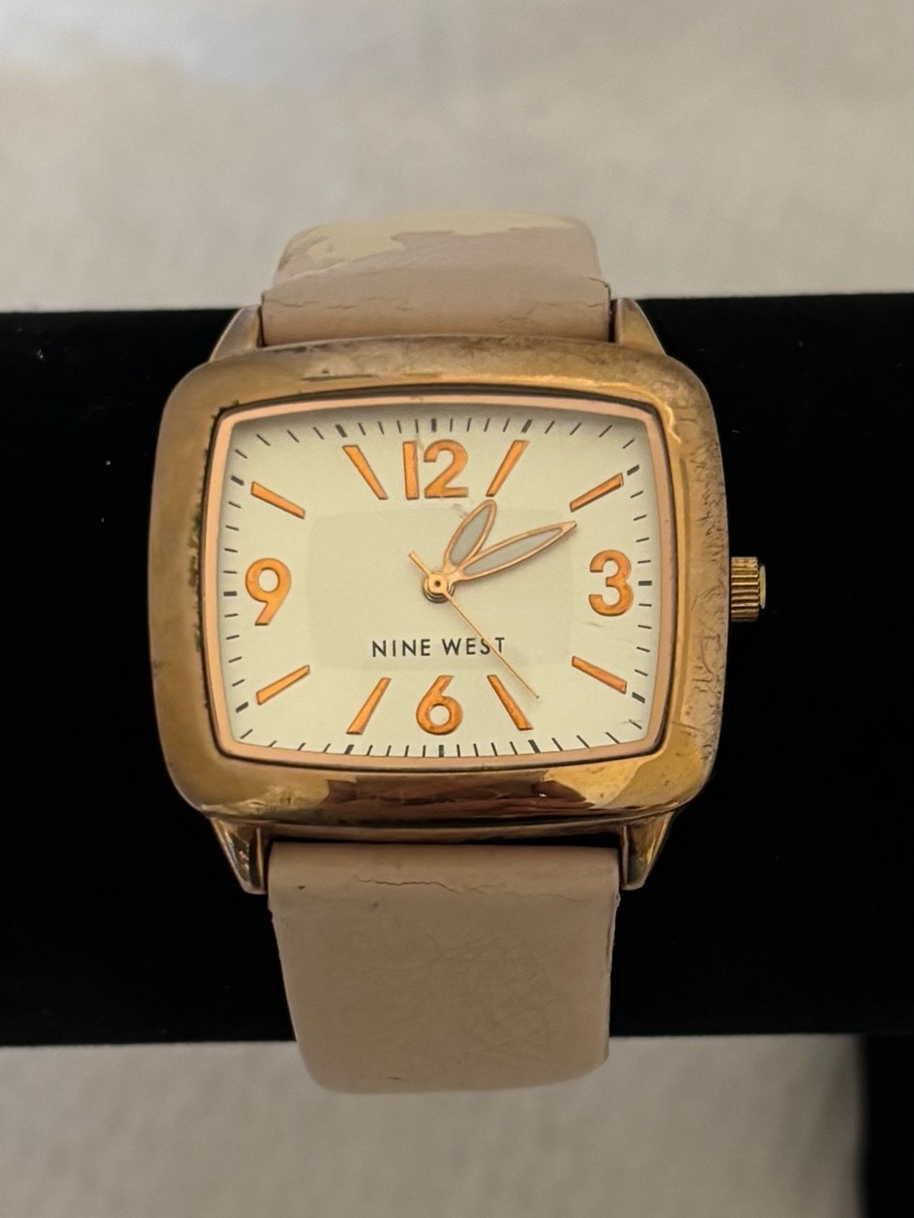 Nine West Gold-Tone Large Face Watch